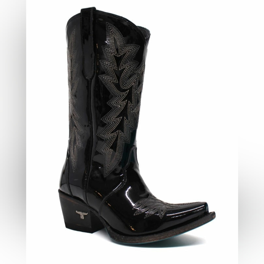 LANE Cowgirl boots Black Patent Leather